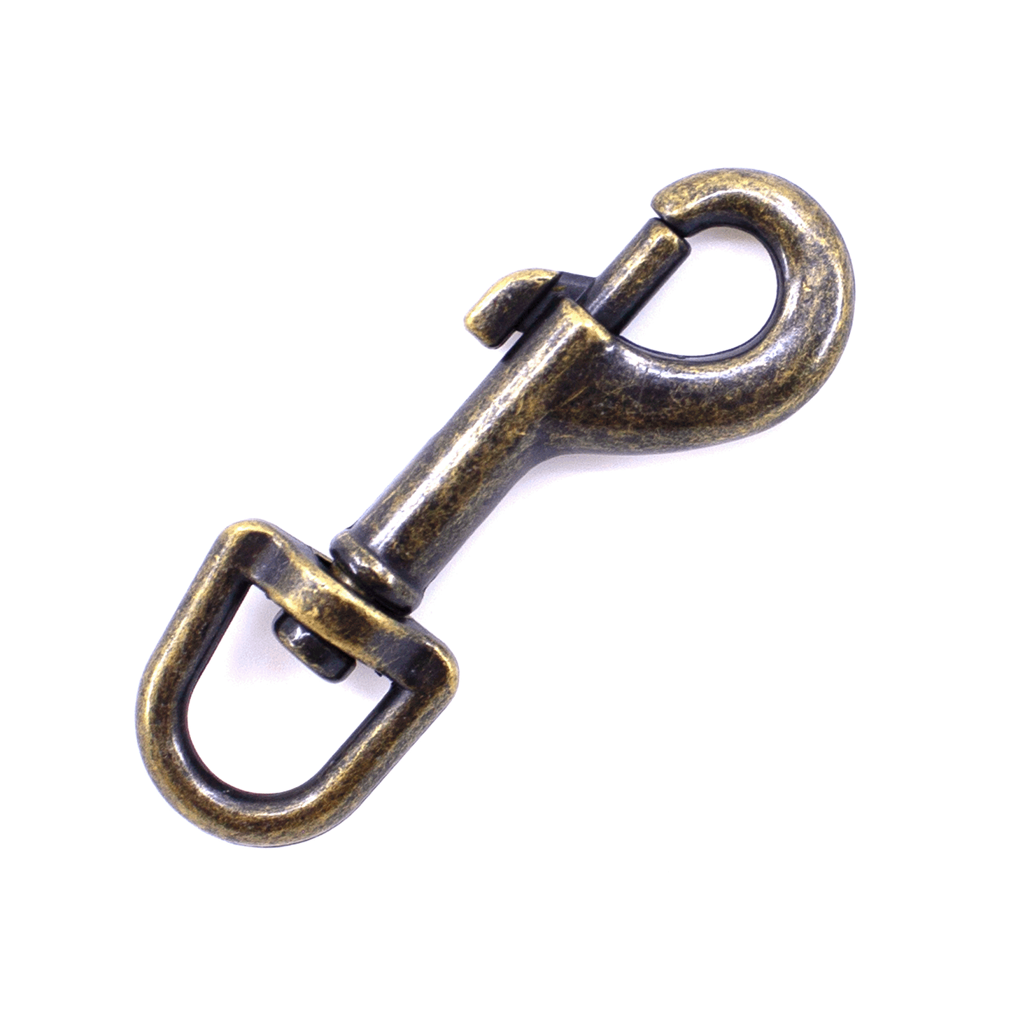 Bolzenkarabiner 56x12mm Antik Messing