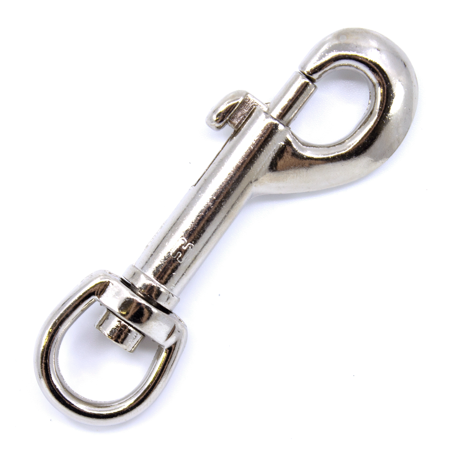 Bolzenkarabiner 77x12mm silber