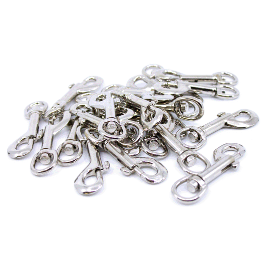 Bolzenkarabiner 77x12mm silber