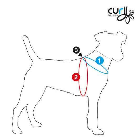 CURLI Vest Harness Air Mesh - fuchsia Größe: XXS