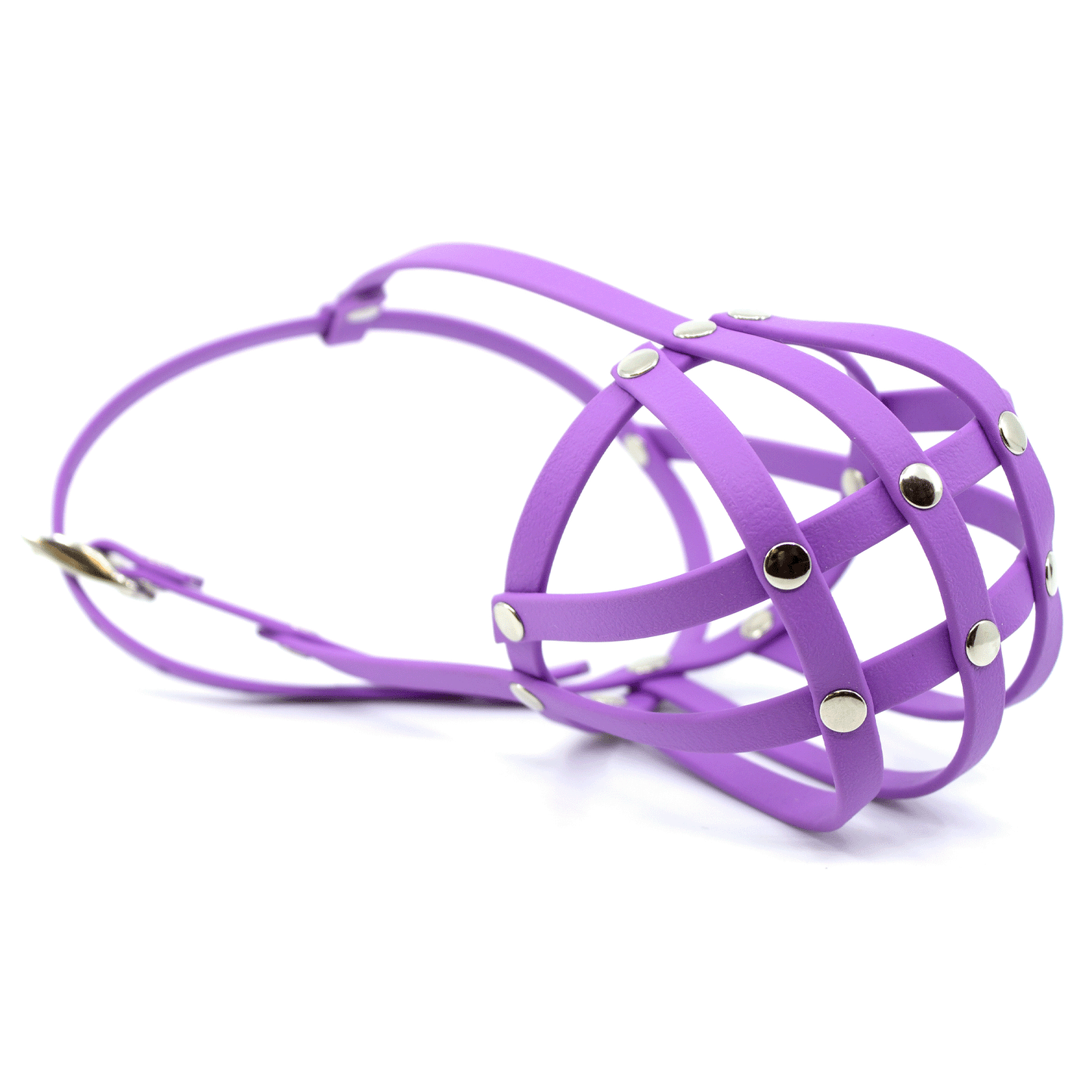 PACO & FAY Maulkorb Französische Bulldogge aus Biothane® in der Farbe: amethyst