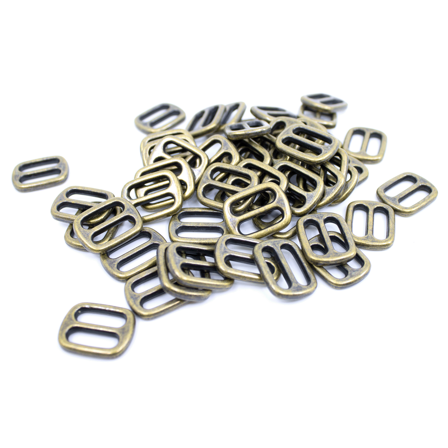 Antik Messing Metallschieber 16mm