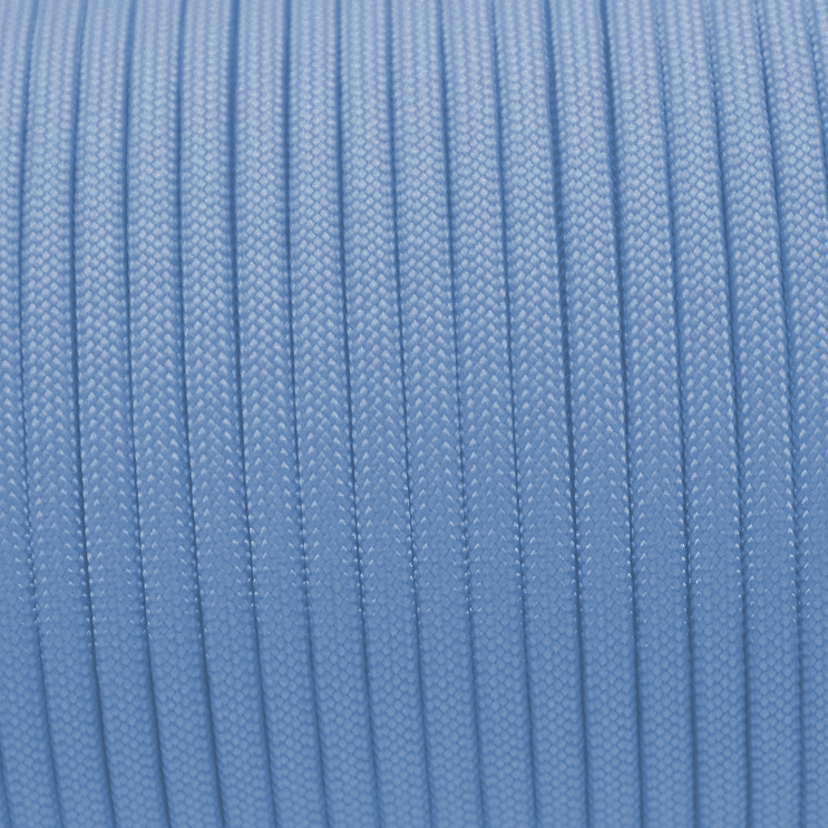 Meterware 550 TYP III Parachute Cord in der Farbe: POLAR BLAU