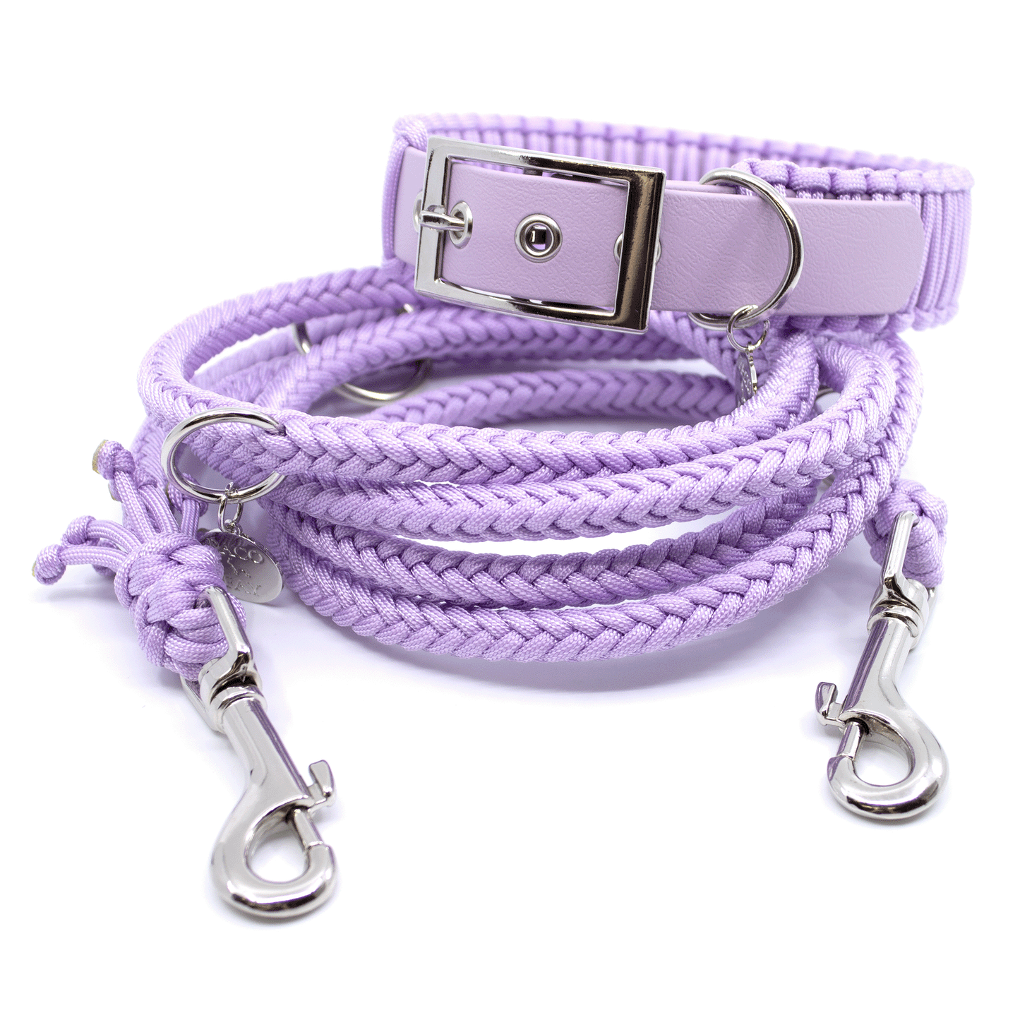 Set Halsband & Leine (HU 38-44cm)