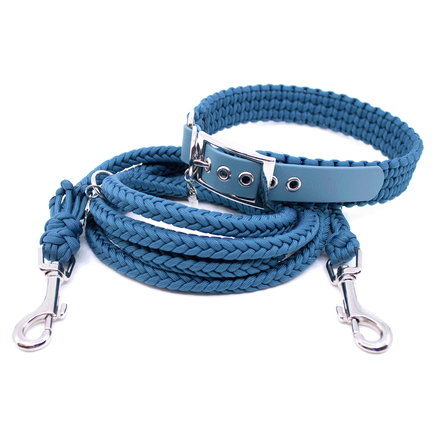 Halsband und Leine aus Paracord und BiotThane