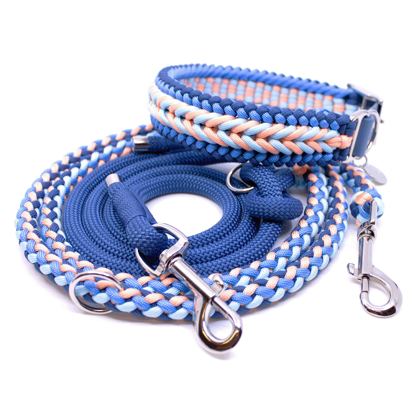 Set Halsband & Leine (HU 38-44cm)