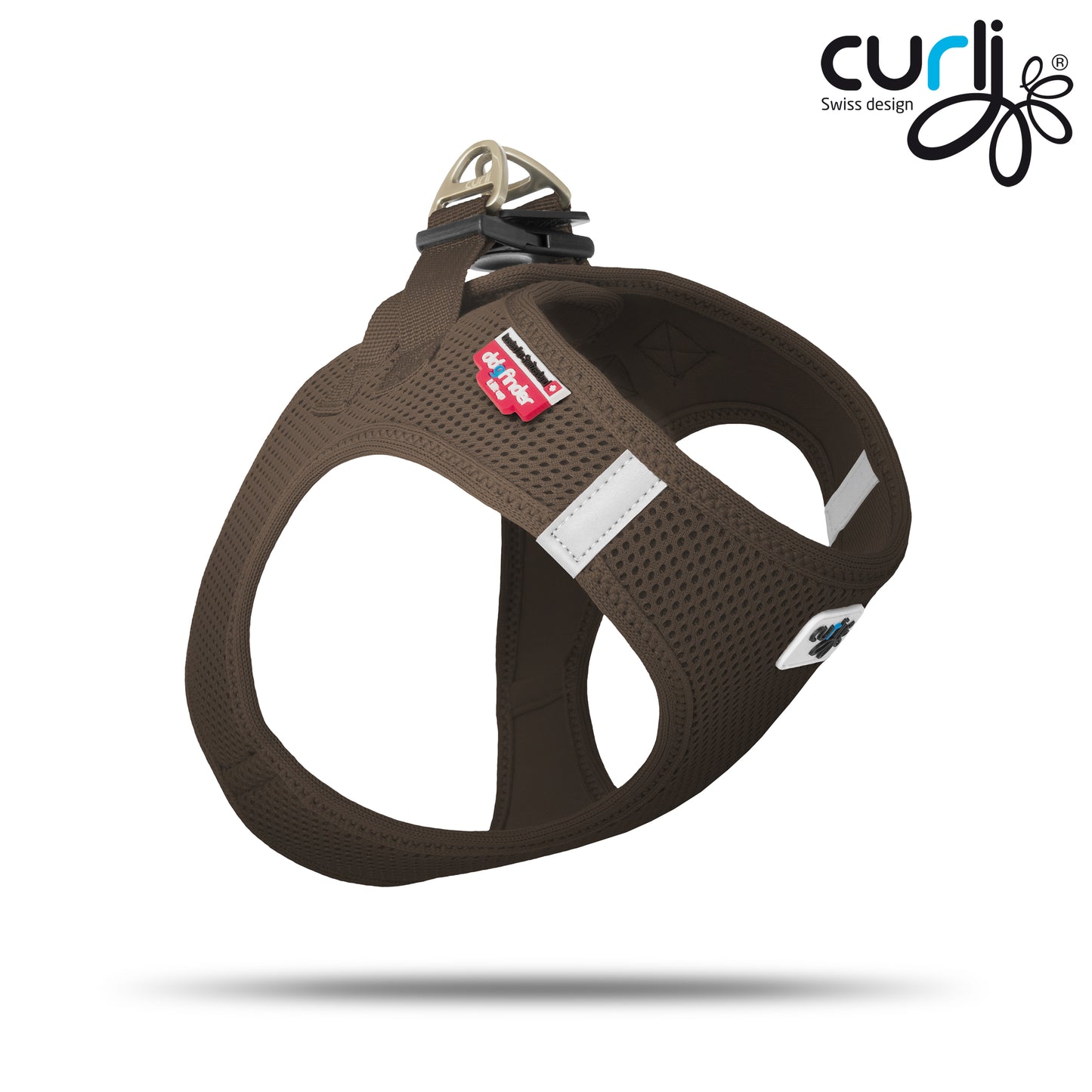 Curli Geschirr Vest Air Mesh BROWN