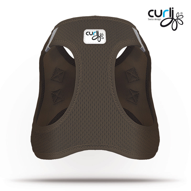 Curli Geschirr Vest Air Mesh BROWN