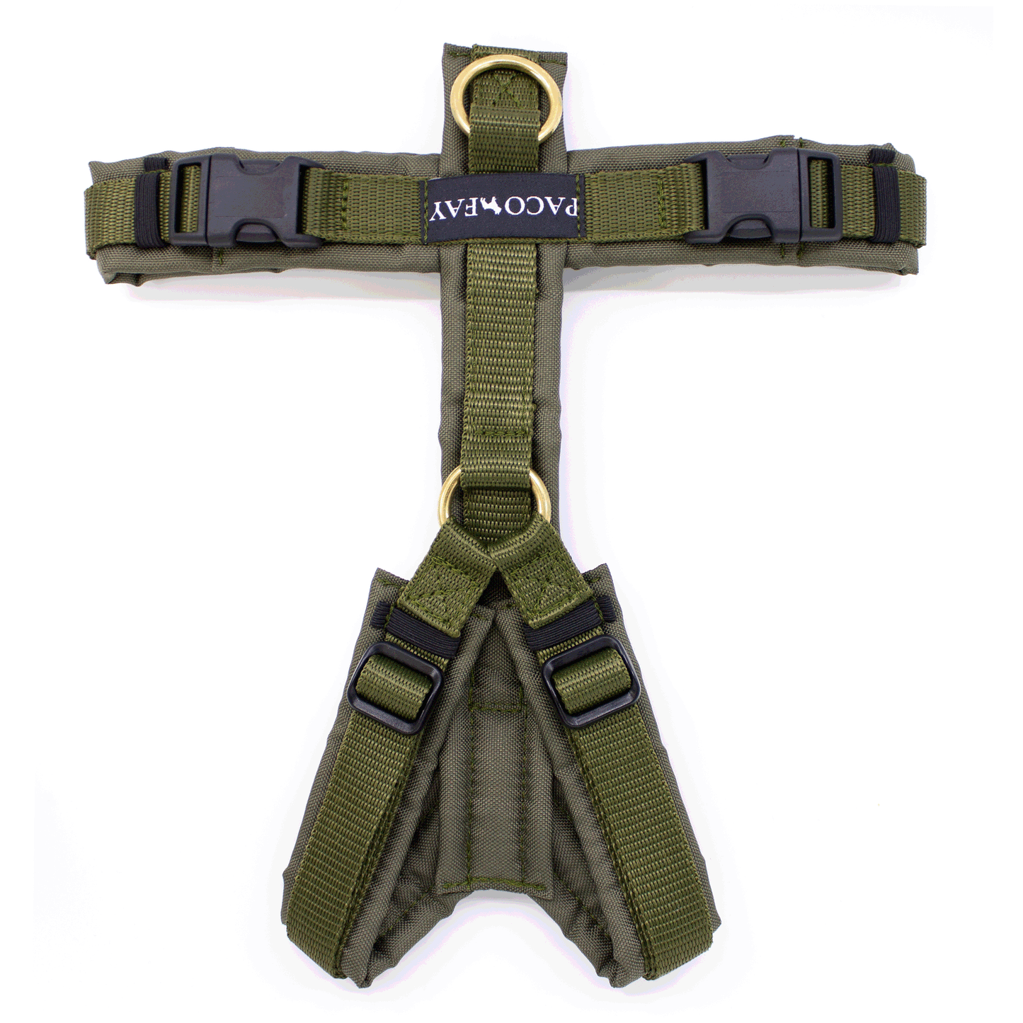 Hundegeschirr Y Form in olive