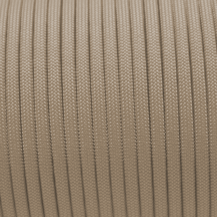 Meterware 550 TYP III Parachute Cord in der Farbe: CAFE LATTE