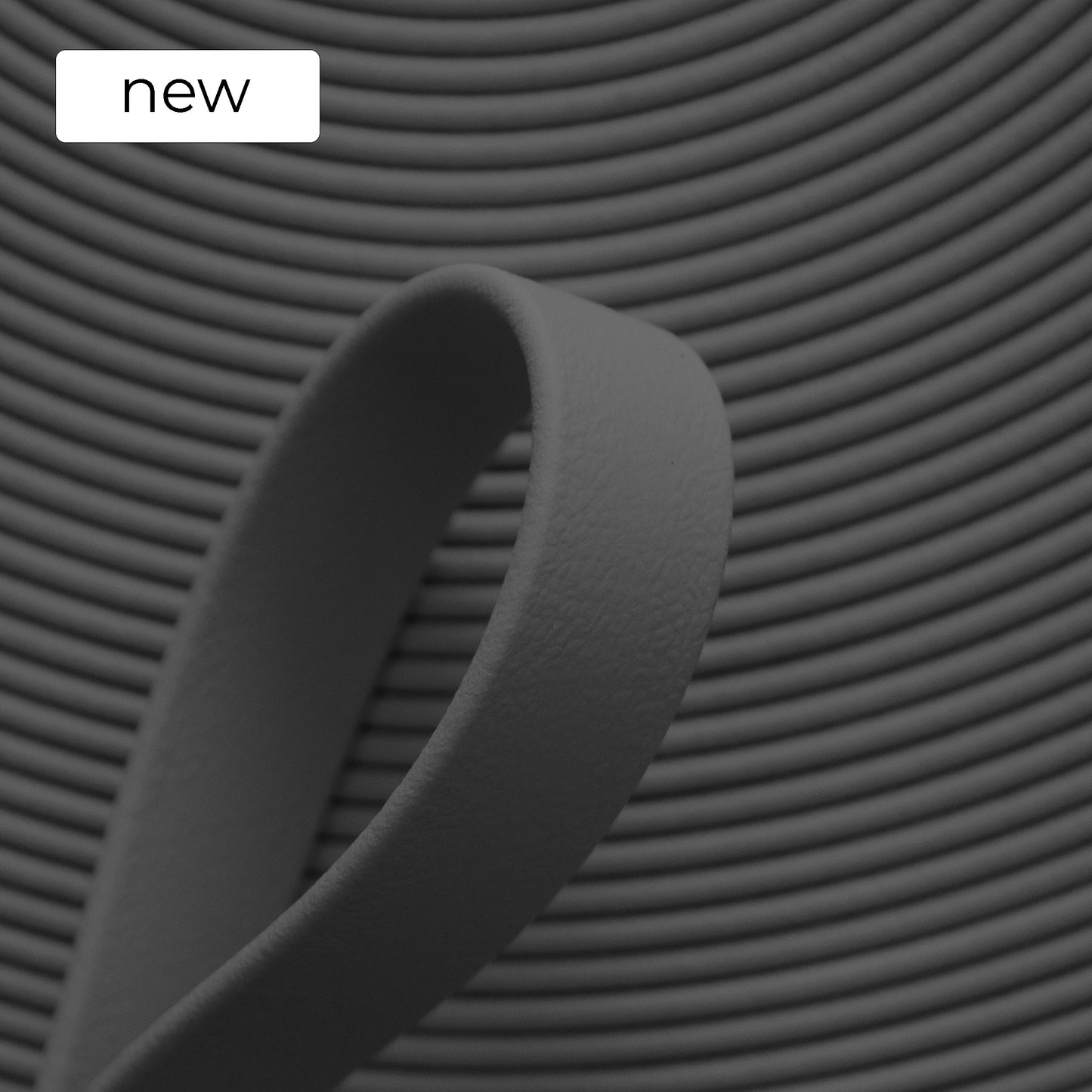 BioThane® - Meterware - BETA Standard - Farbe: DARK GREY GY52B
