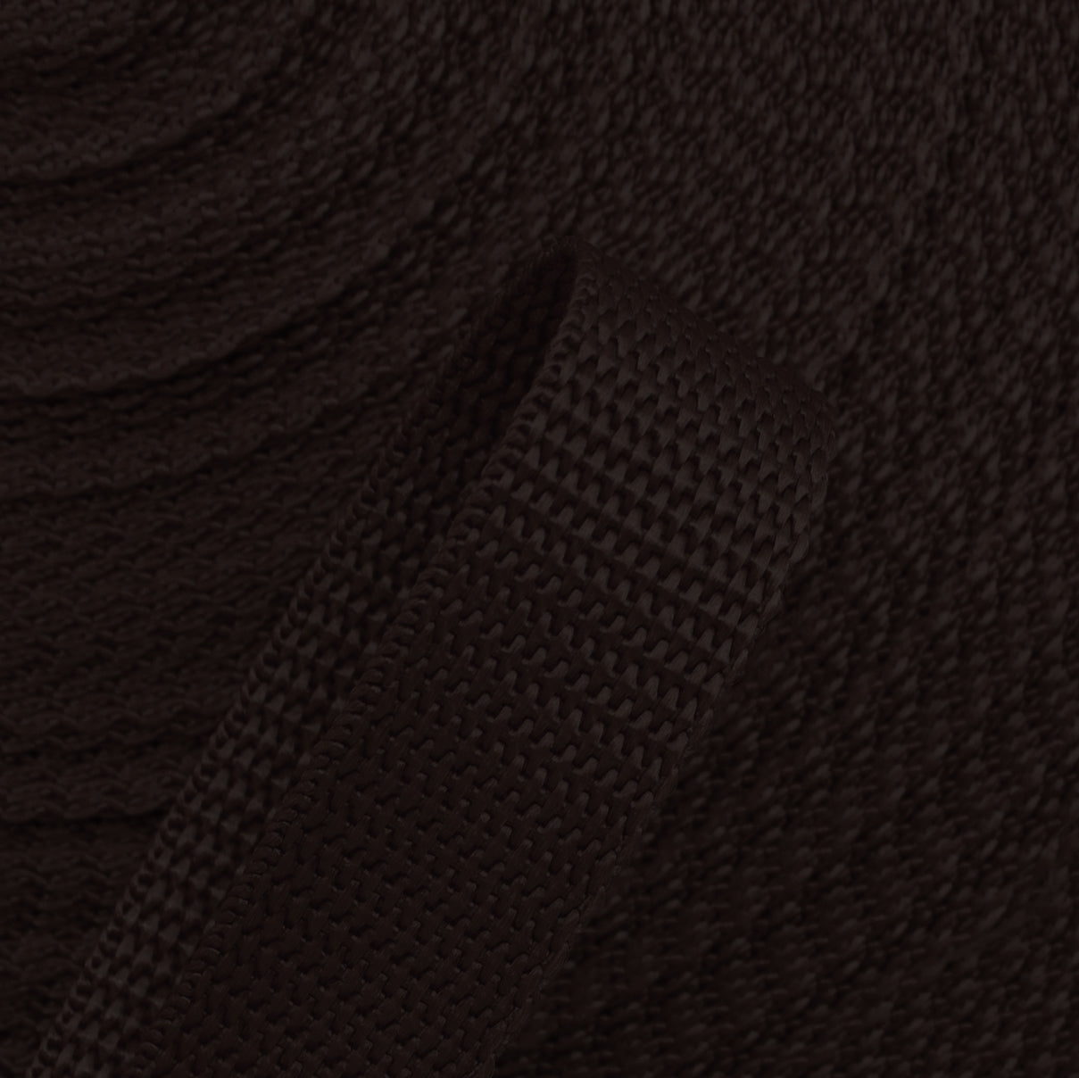 Gurtband 20mm Meterware - Dunkelbraun