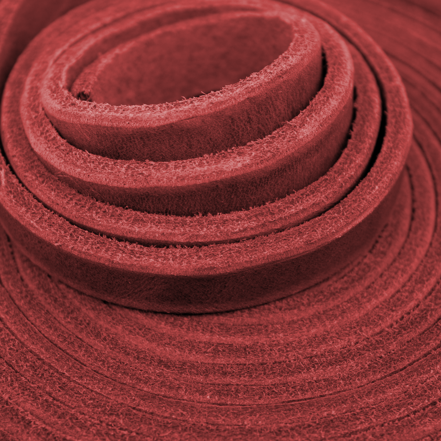 Fettleder ROT Meterware