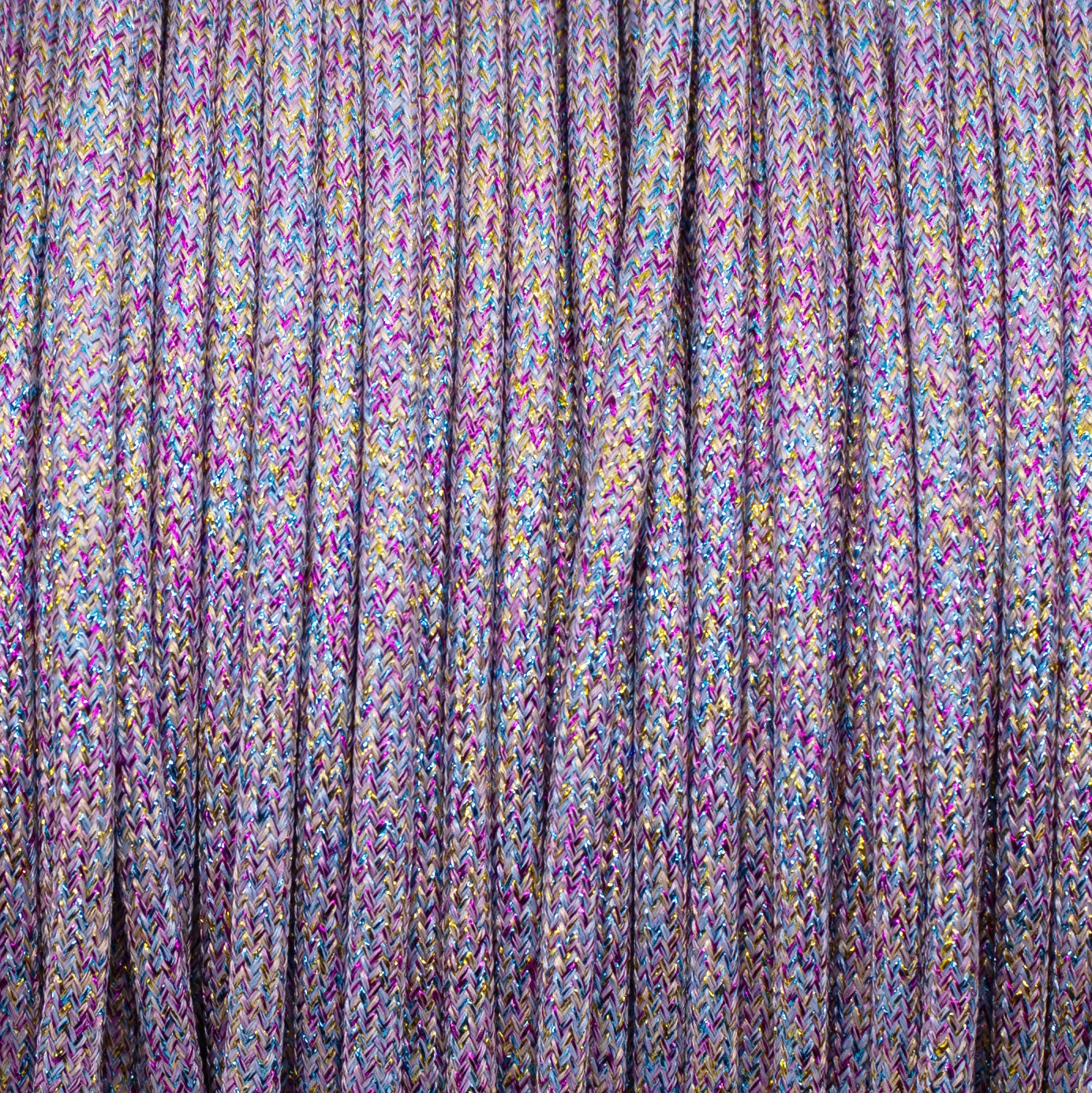 GLITTER DAYTIME SHIMMER Paracord Meterware 550 Typ III