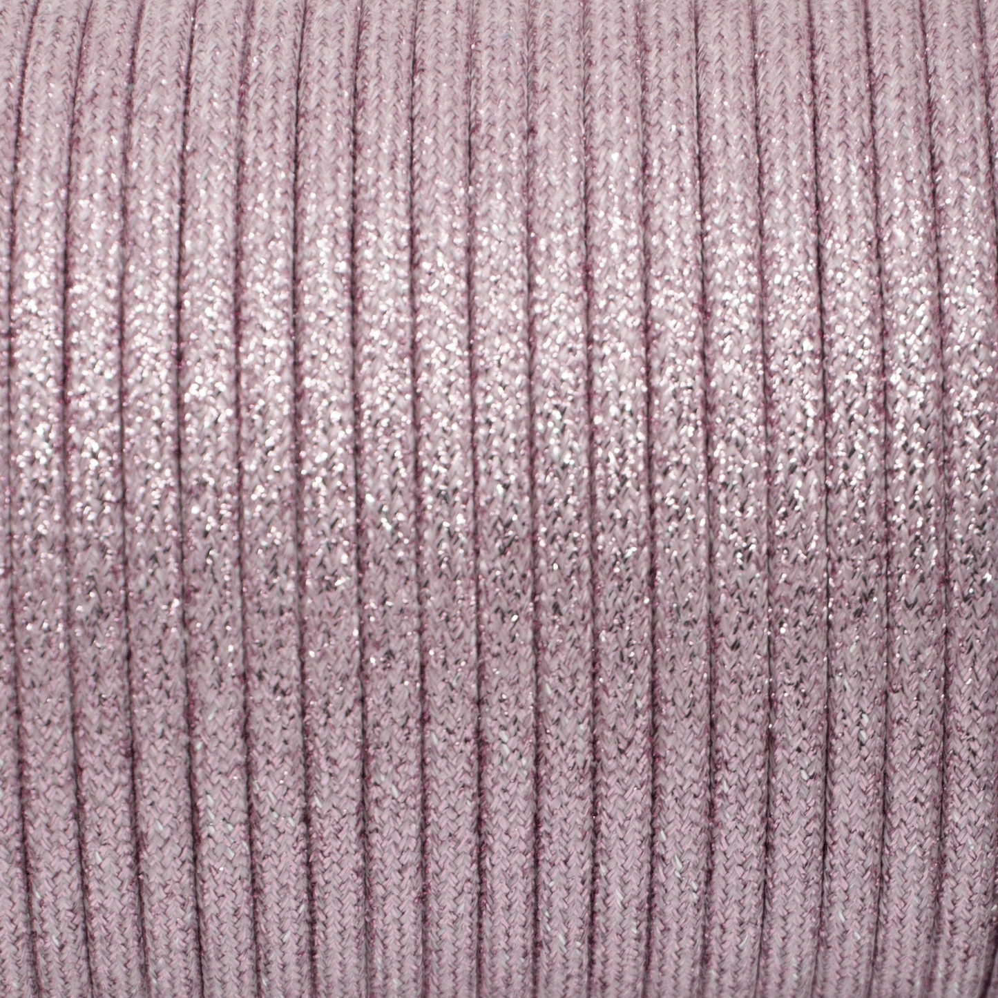 Meterware 550 TYP III Parachute Cord in der Farbe: GLITTER SPARKLY ROSE