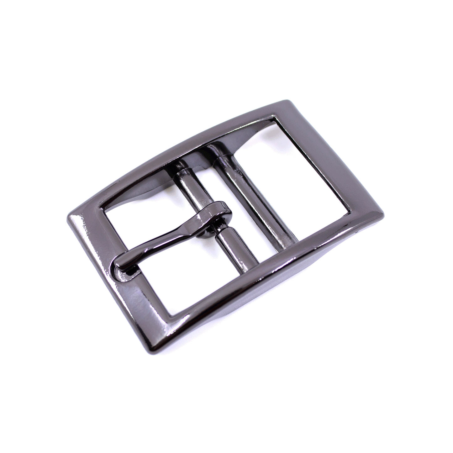 Doppelstegschnalle 16mm grau