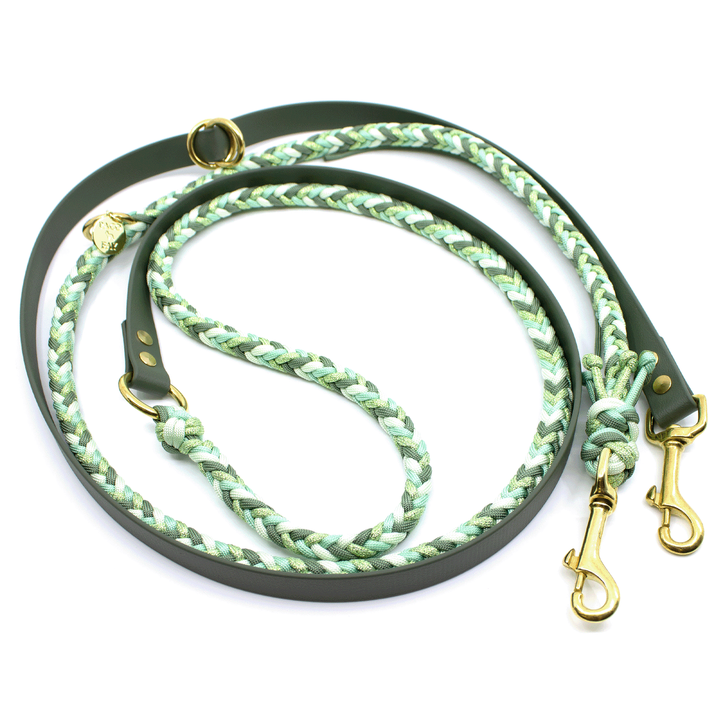 Hundeleine Paracord, Cross-Body, Leine zum umhängen