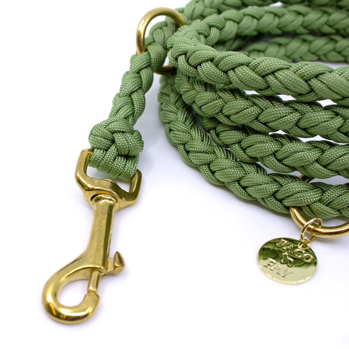 Paracord Hundeleine MIAMI handgeflochten verstellbar