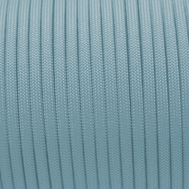 Meterware 550 TYP III Parachute Cord in der Farbe: ICE BLUE