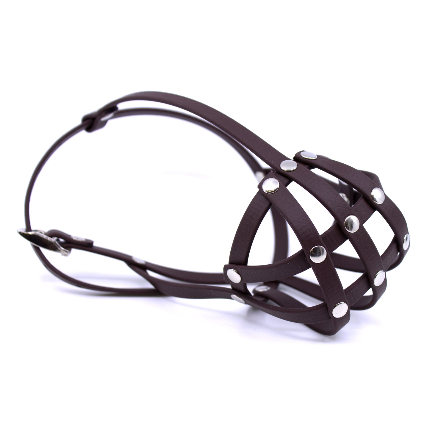 BioThane® Maulkorb Französische Bulldogge in dunkelbraun