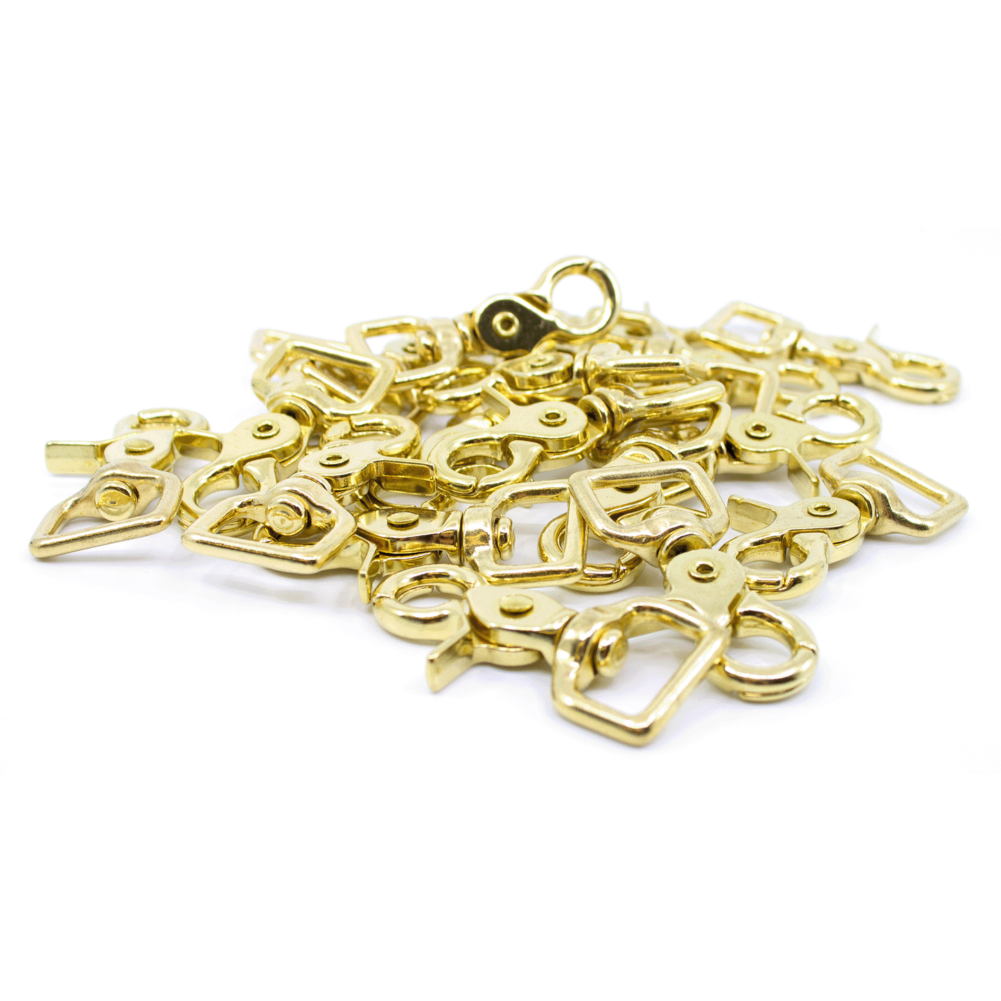 Scherenkarabiner Messing 62x20mm