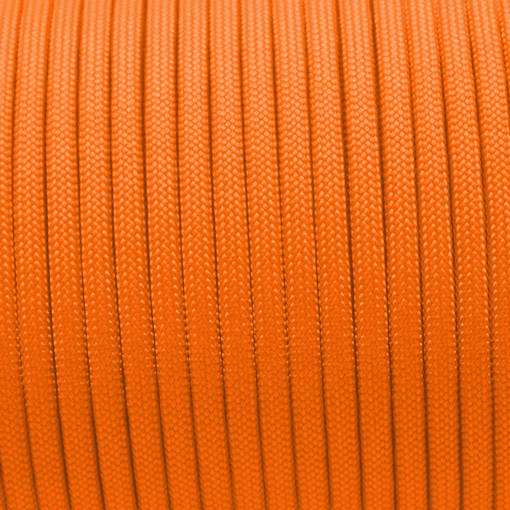 Paracord 550 Typ 3 in der Farbe mandarine orange