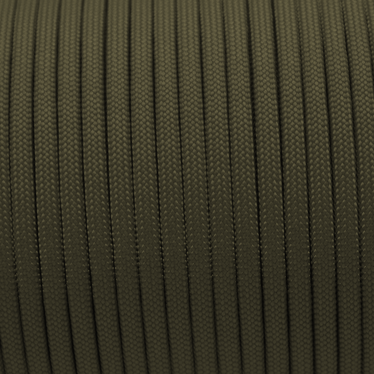 PACO & FAY Parachute Cord Typ 3, 550er, Paracord, 4mm, Farbe: OLIVE DRAB