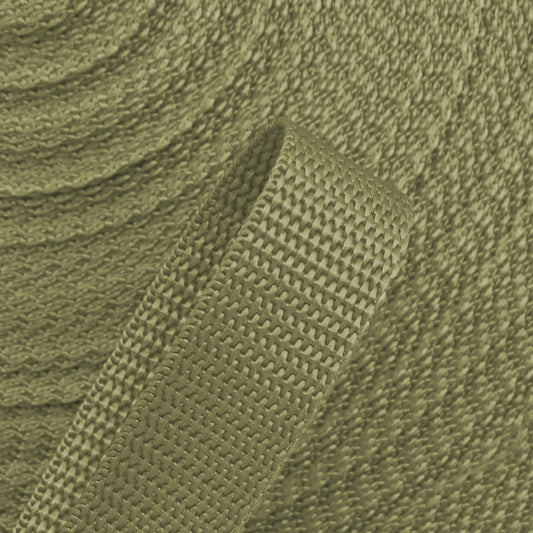 Gurtband 20mm Meterware - Olivgrün