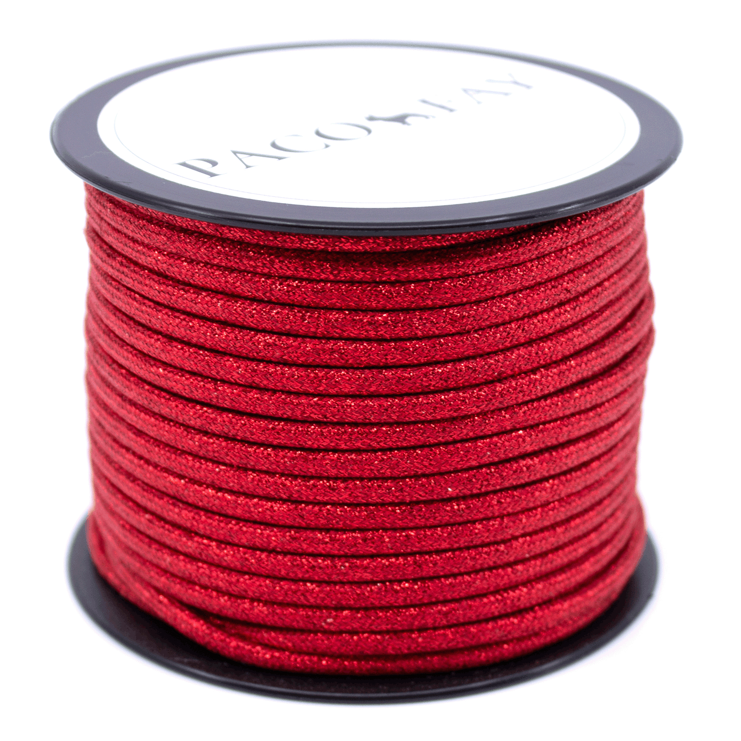 PACO & FAY Paracord Glitzer 30m Rolle RED DRAGON