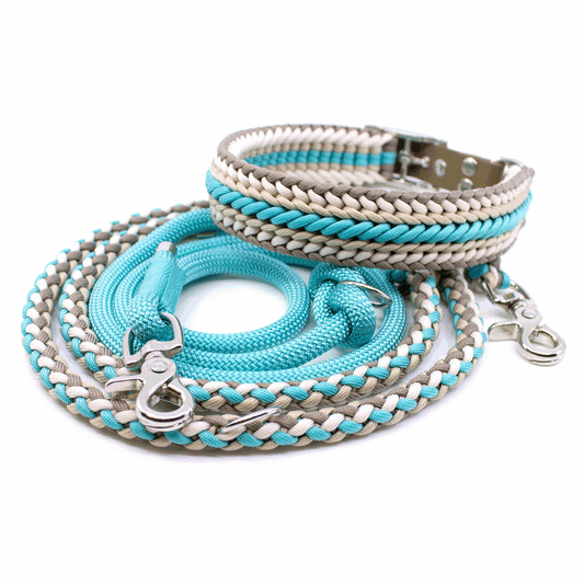 Paracord Halsband und Leine im Set