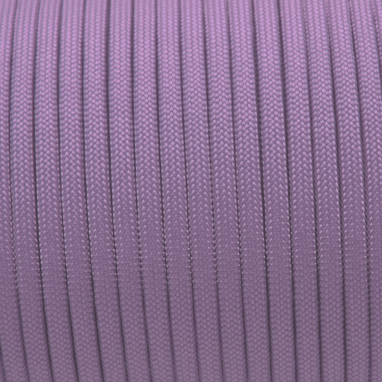 Meterware 550 TYP III Parachute Cord in der Farbe: PASTEL PURPLE