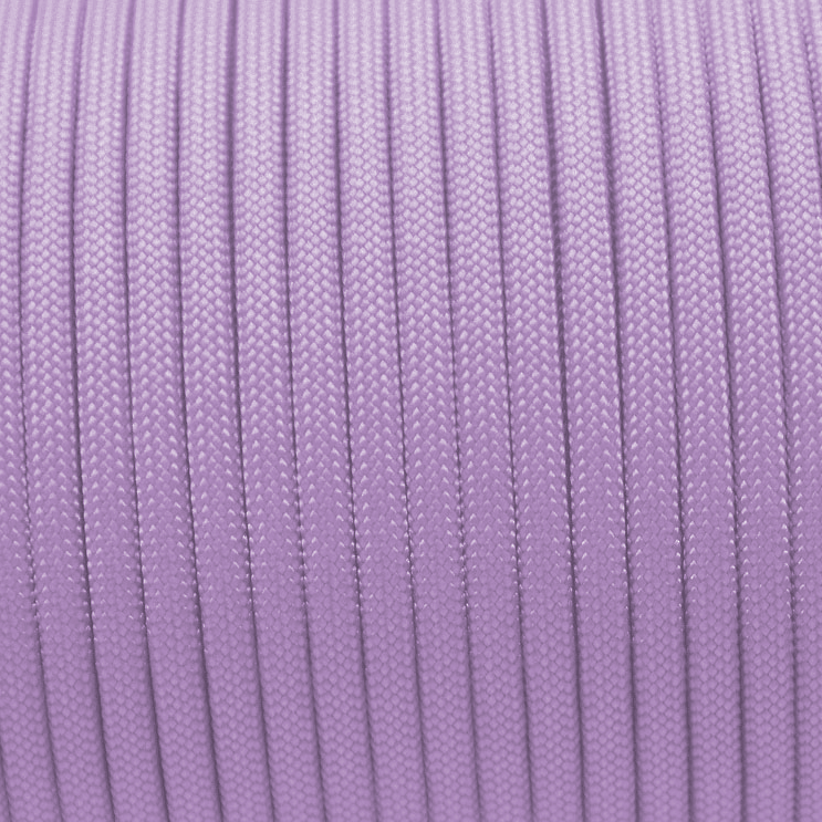 Meterware 550 TYP III Parachute Cord in der Farbe: PEARL LILA