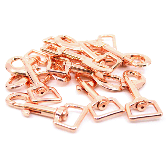 Bolzenkarabiner 76x20mm rosegold