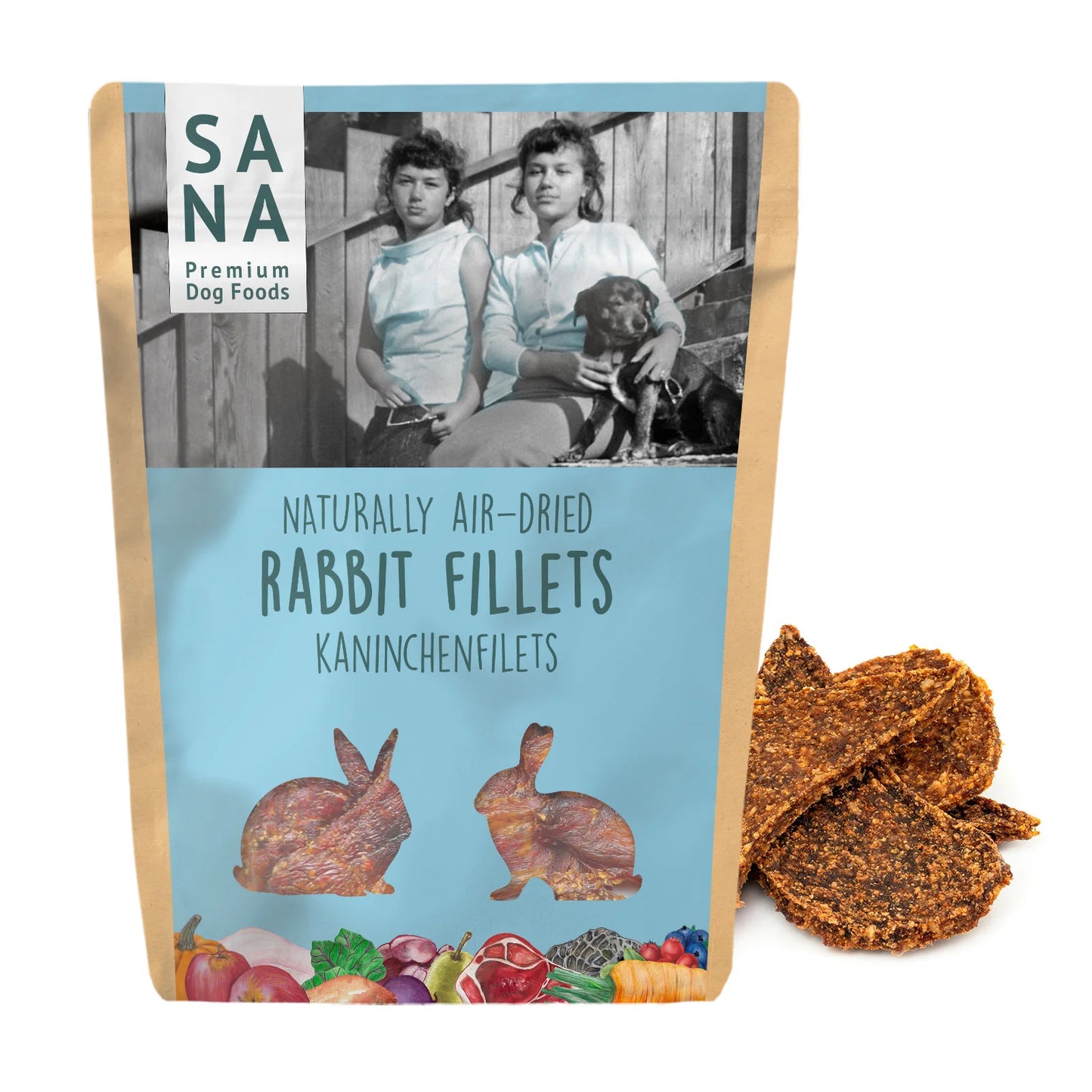Hundesnack Kaninchenfilets von Sanadog