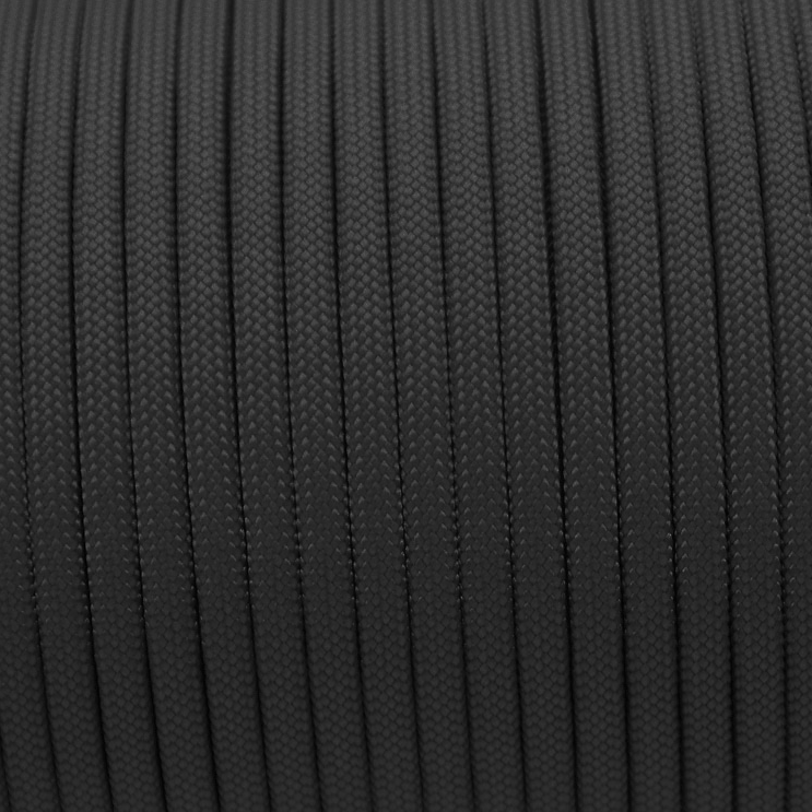 Paracord 550 Typ3 Schwarz Meterware