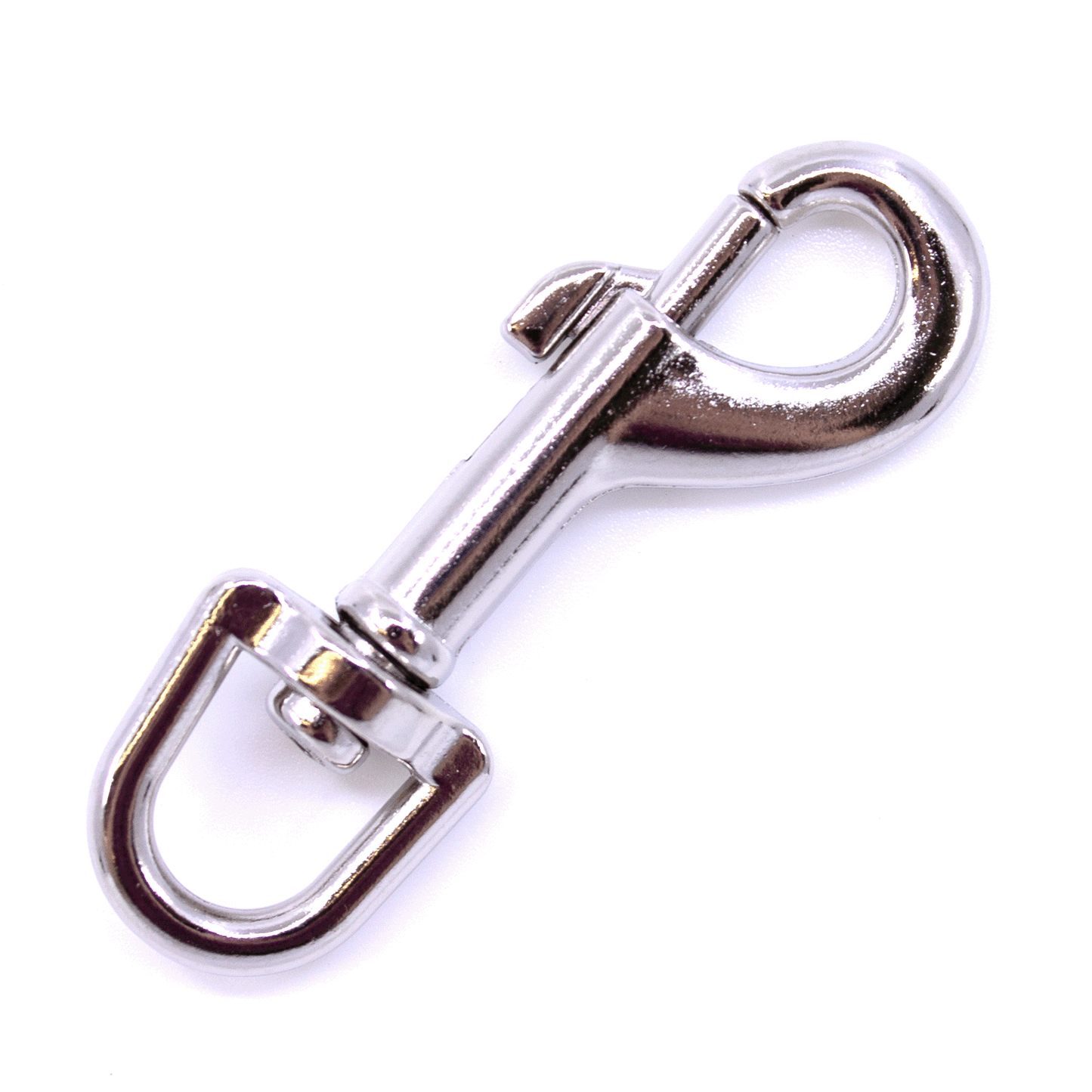 Bolzenkarabiner vernickelt 52x10mm