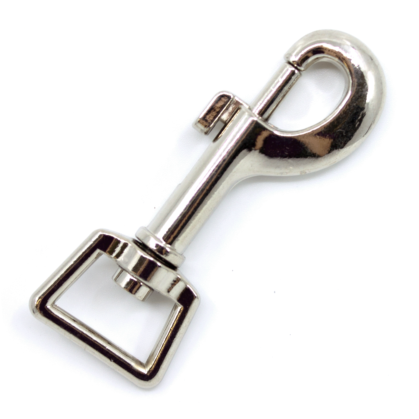 Bolzenkarabiner gerade 76x20mm silber