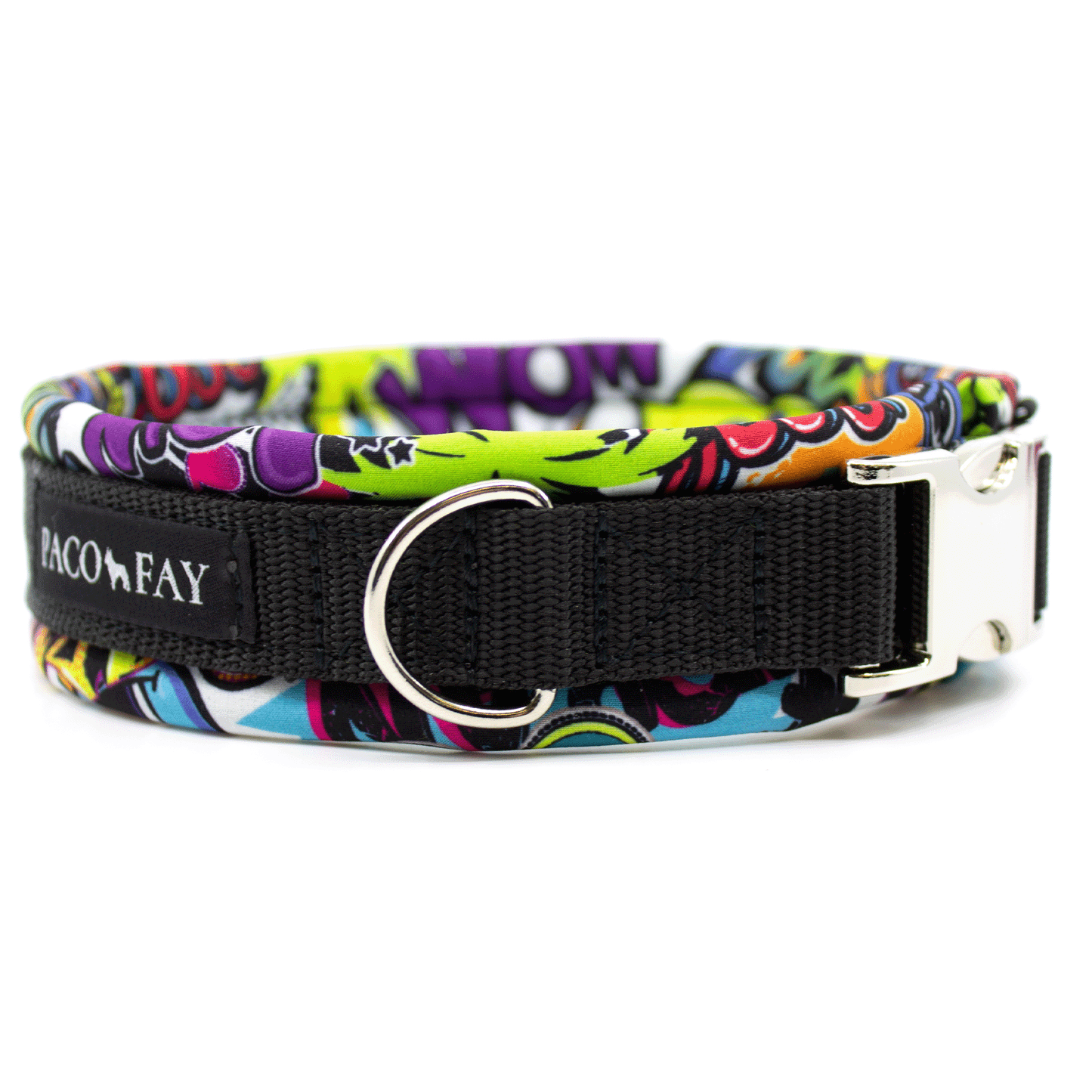 PACO & FAY Softshell Halsband verstellbar, Muster Graffiti