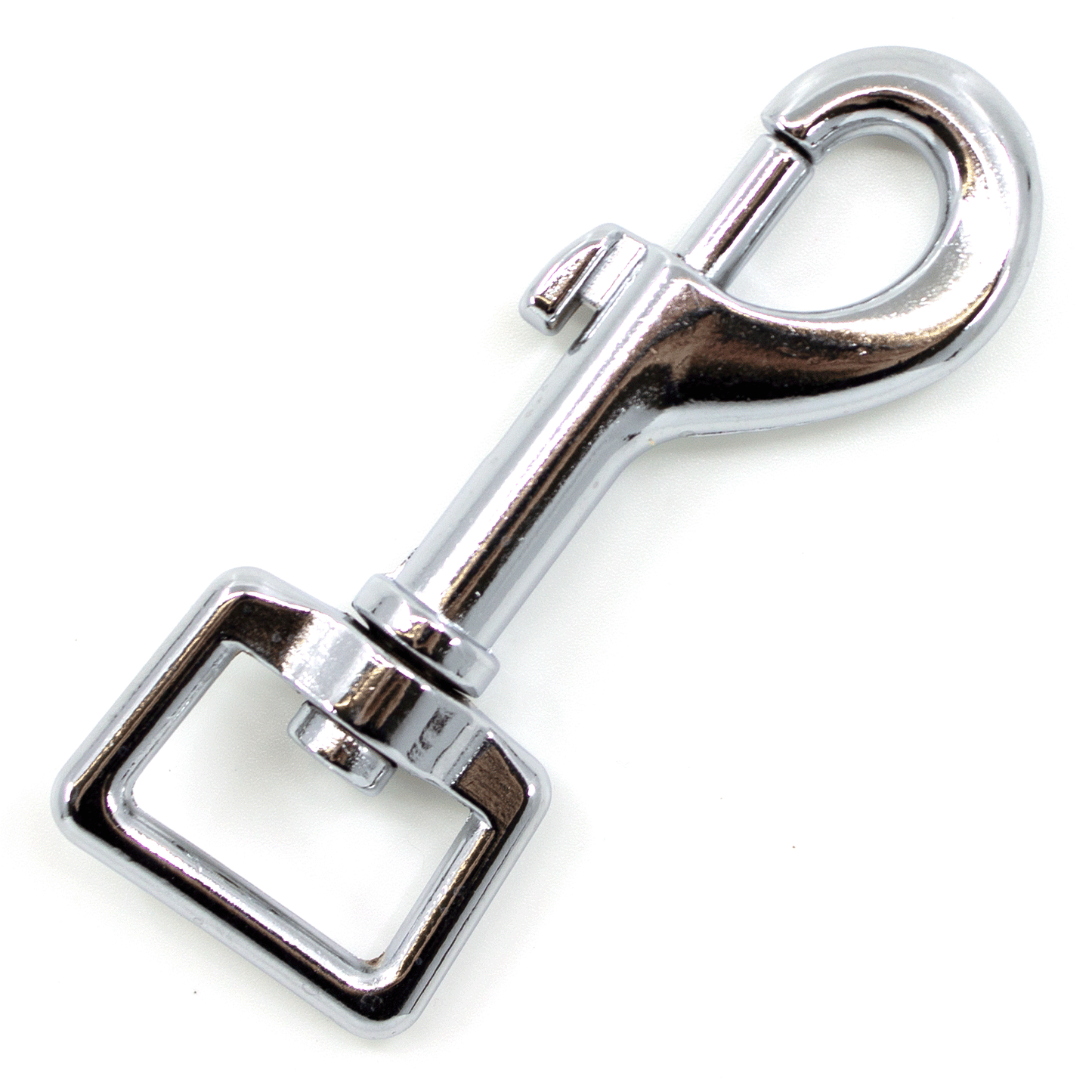 SILBER (verchromt) - Bolzenkarabiner 76 x 20mm