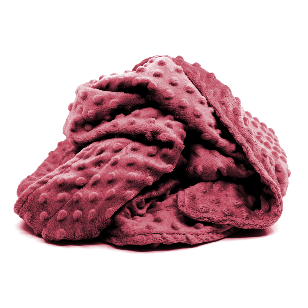 Kuscheldecke "Soft!" Farbe: bordeaux