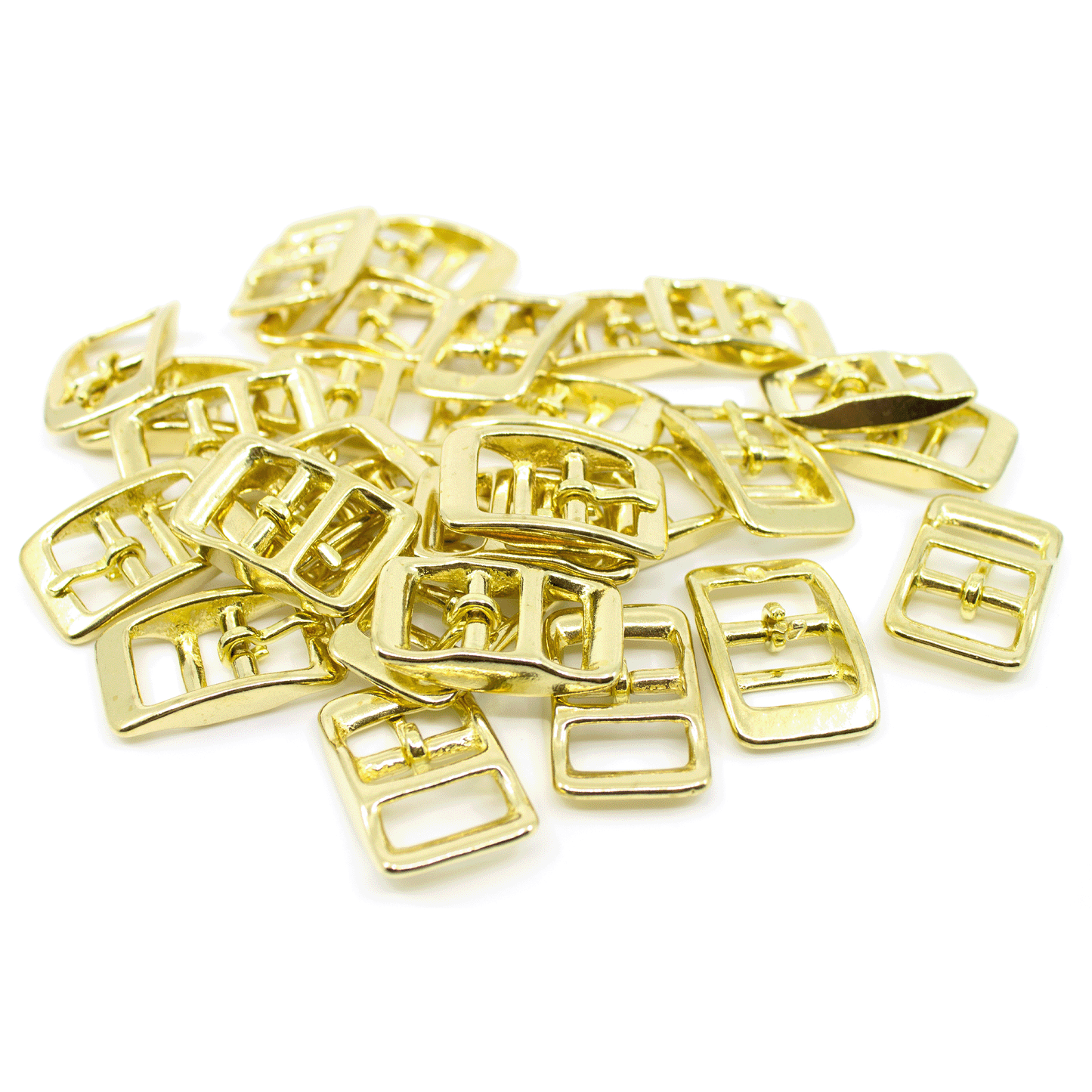 MESSING - Doppelstegschnalle 16mm