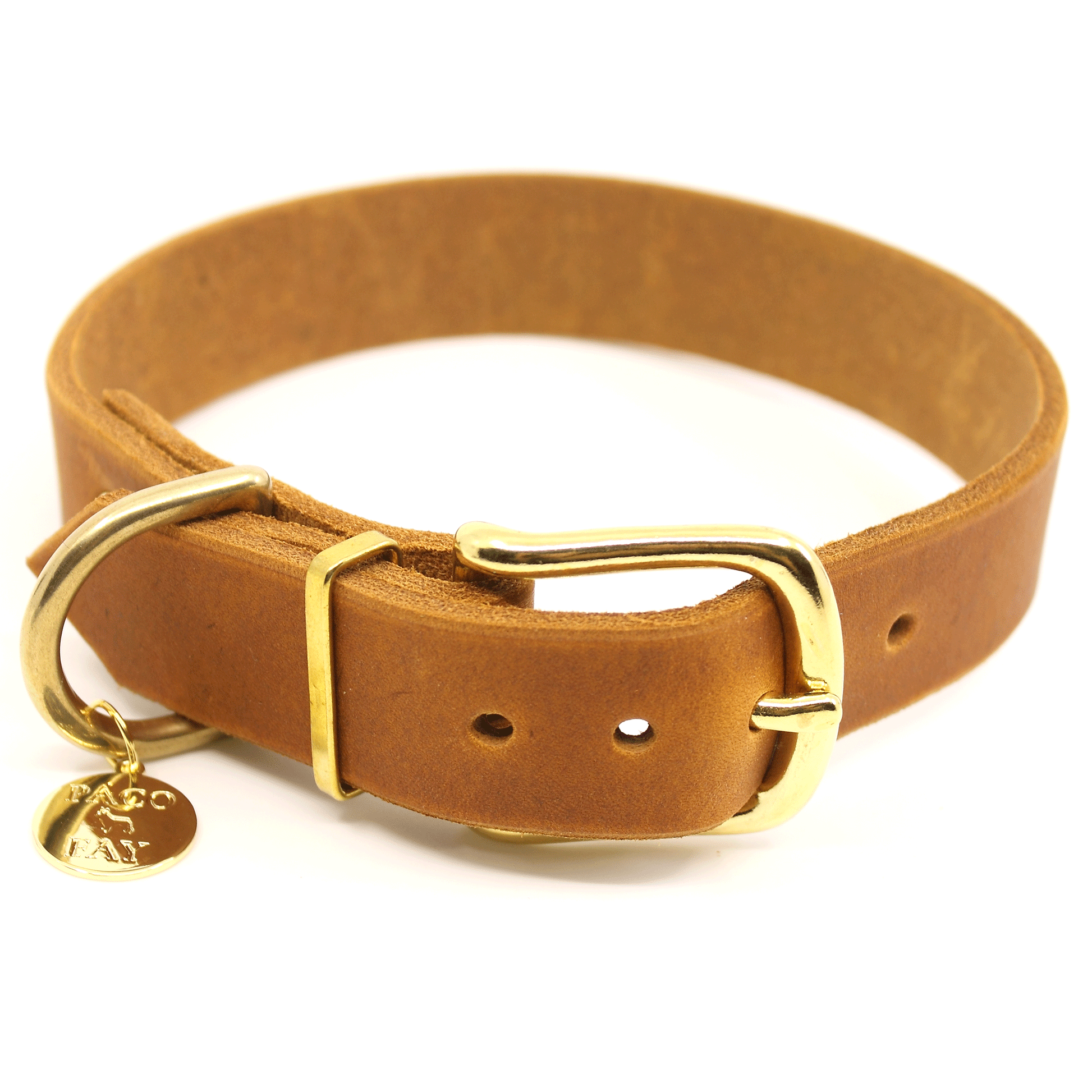 PACO & FAY Halsband "Plain!" in der Farbe cognac