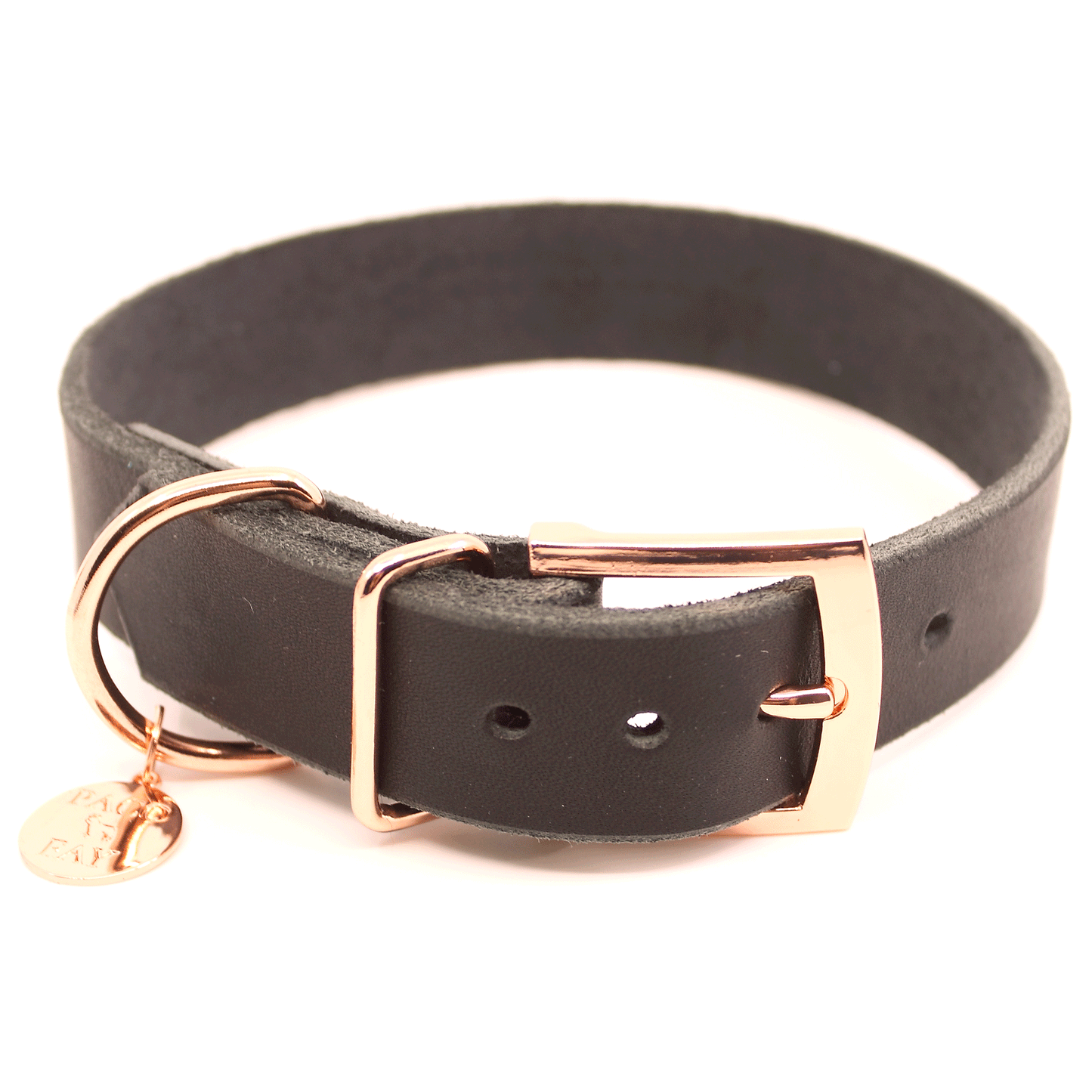 Fettleder Halsband "MAISIE" (HU 35-41cm)