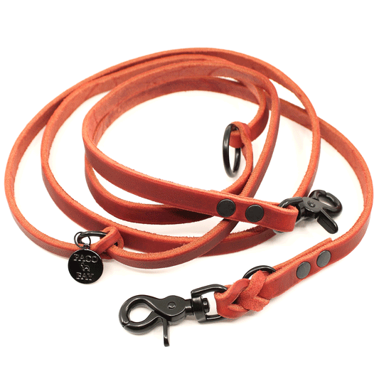 Fettleder Leine "MICK" ca. 2m