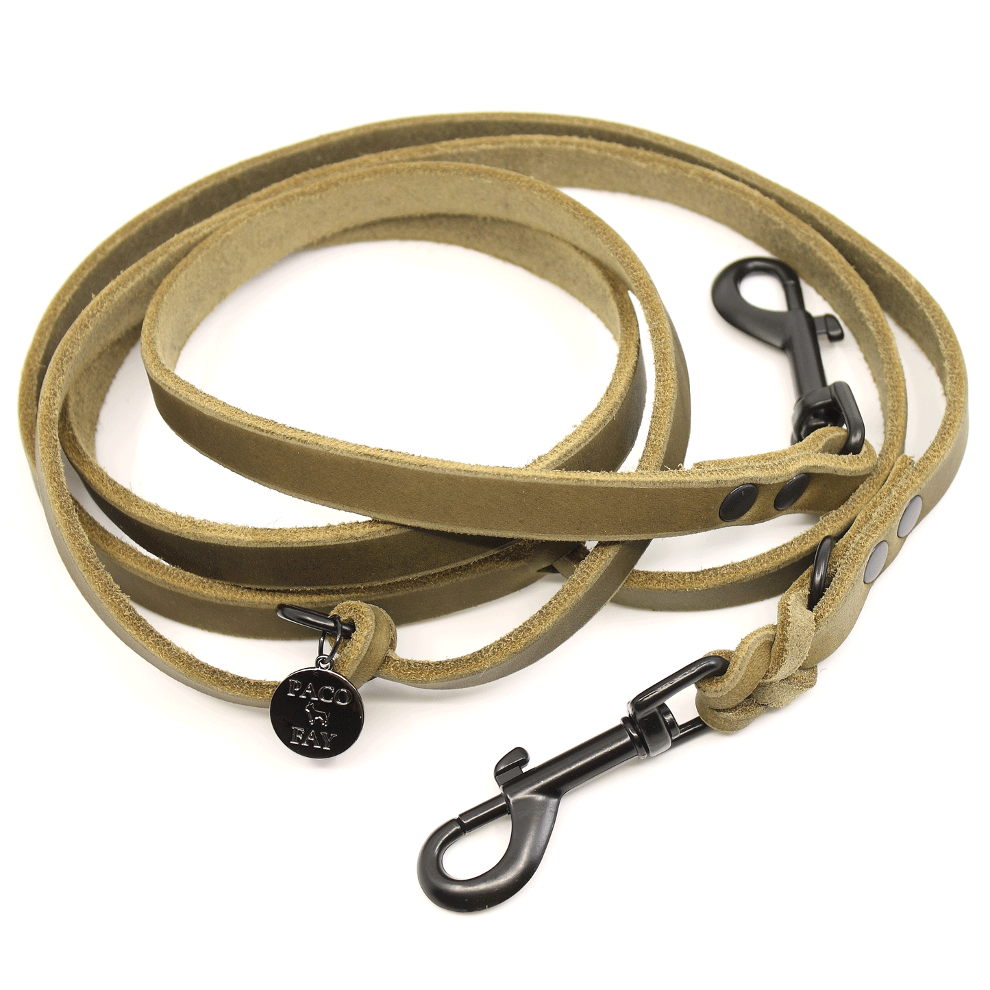 Fettleder Leine "DWAYNE" ca. 2m