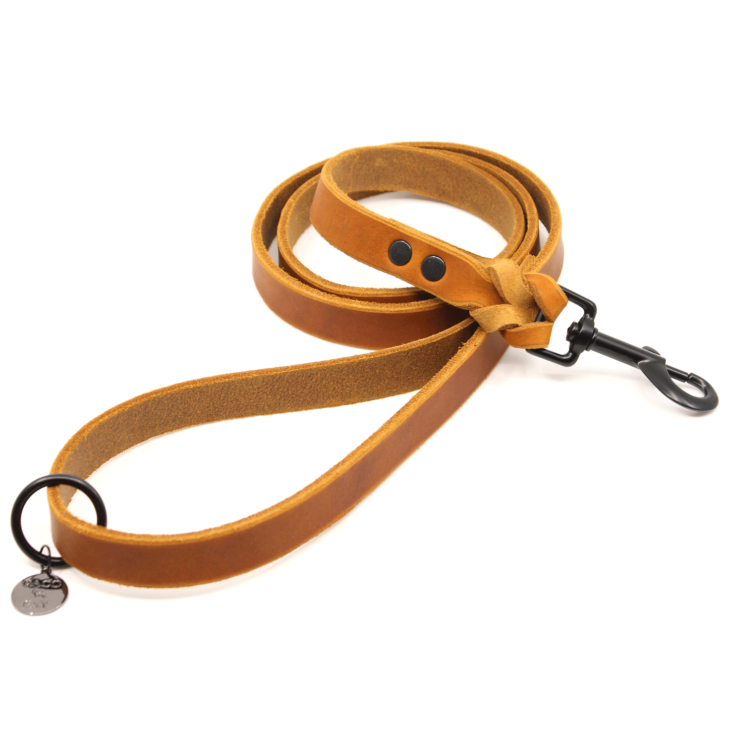 Fettleder Kurzleine "FINLEY" ca. 1,30m