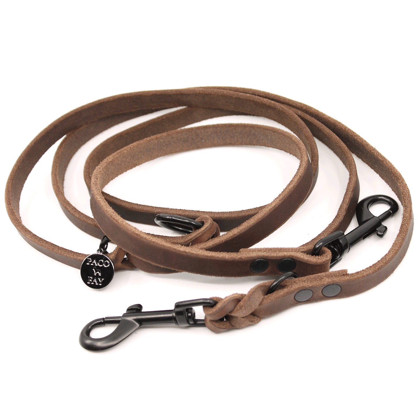 Fettleder Leine "ERIK" ca. 2m