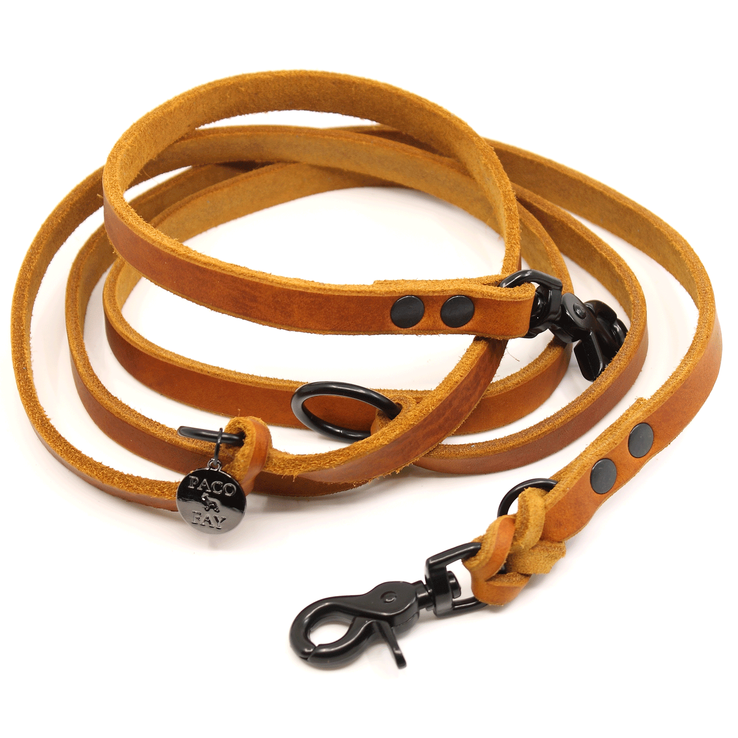 Fettleder Leine "FINLEY" ca. 2m