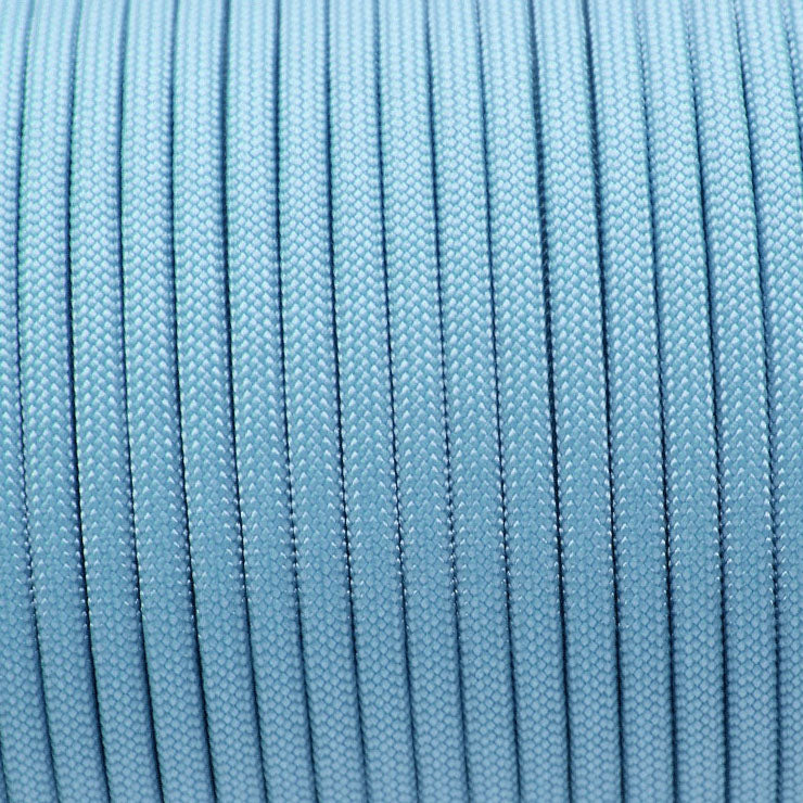 Meterware 550 TYP III Parachute Cord in der Farbe: BABY BLUE