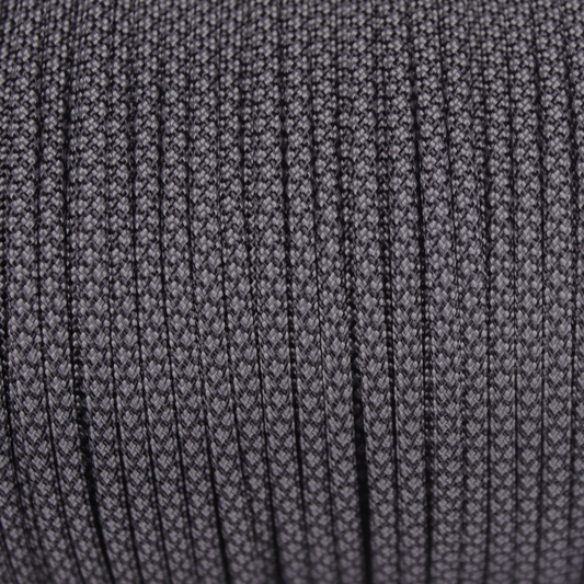 Meterware 550 TYP III Parachute Cord in der Farbe: CHARCOAL GREY DIAMONDS